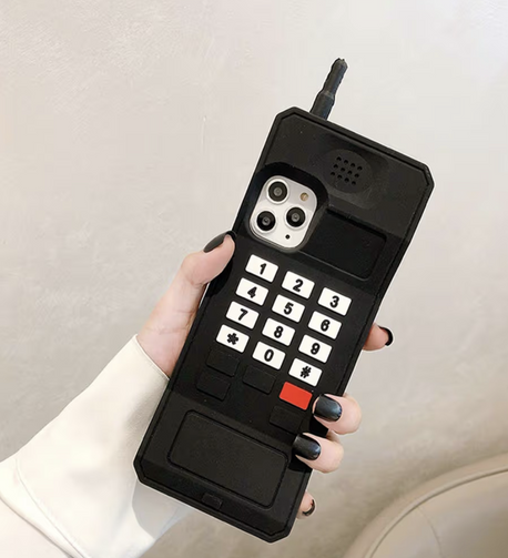 iPhone case that makes the phone look like a 1980’s cell phone
